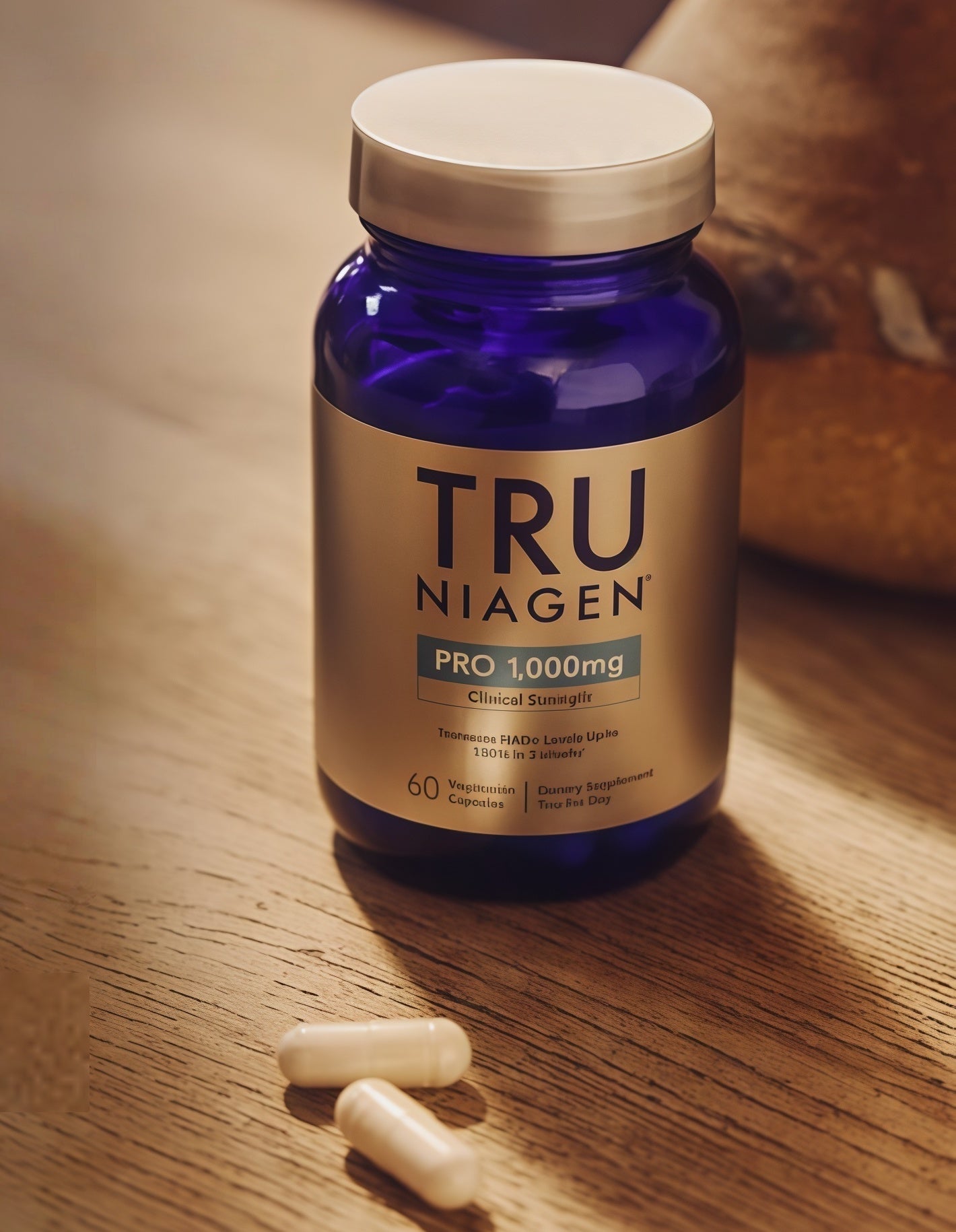 TRU NIAGEN Supplement for Anti Aging and Cell Regeneration, 2×500mg Niagen